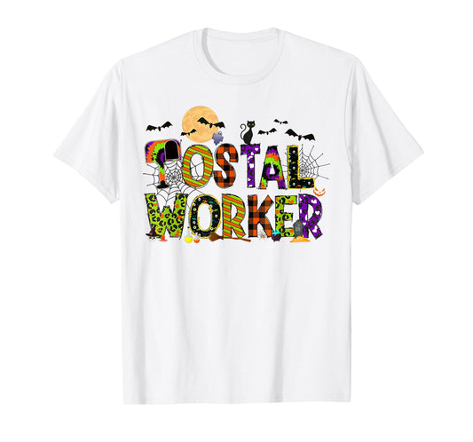 Funny Postal Worker Halloween Costume Mail Lady Post Office T-Shirt