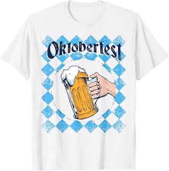 Vintage Oktoberfest German Beer Drinking Festival Men Women T-Shirt