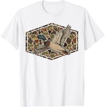 Mallard Duck Camouflage Hunting Season T-Shirt