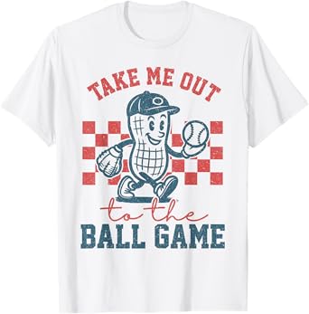 Take Me Out To The Baseball Ball Game Funny Baseball T-Shirt