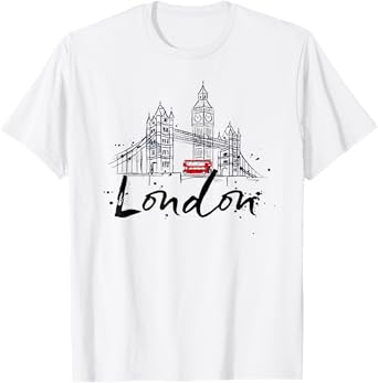 Souvenir Shirt Retro Vintage London England T-Shirt