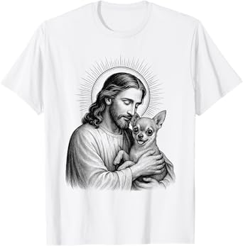 Jesus & Chihuahua Lover Christian Chihuahua Lover Dog Mom T-Shirt