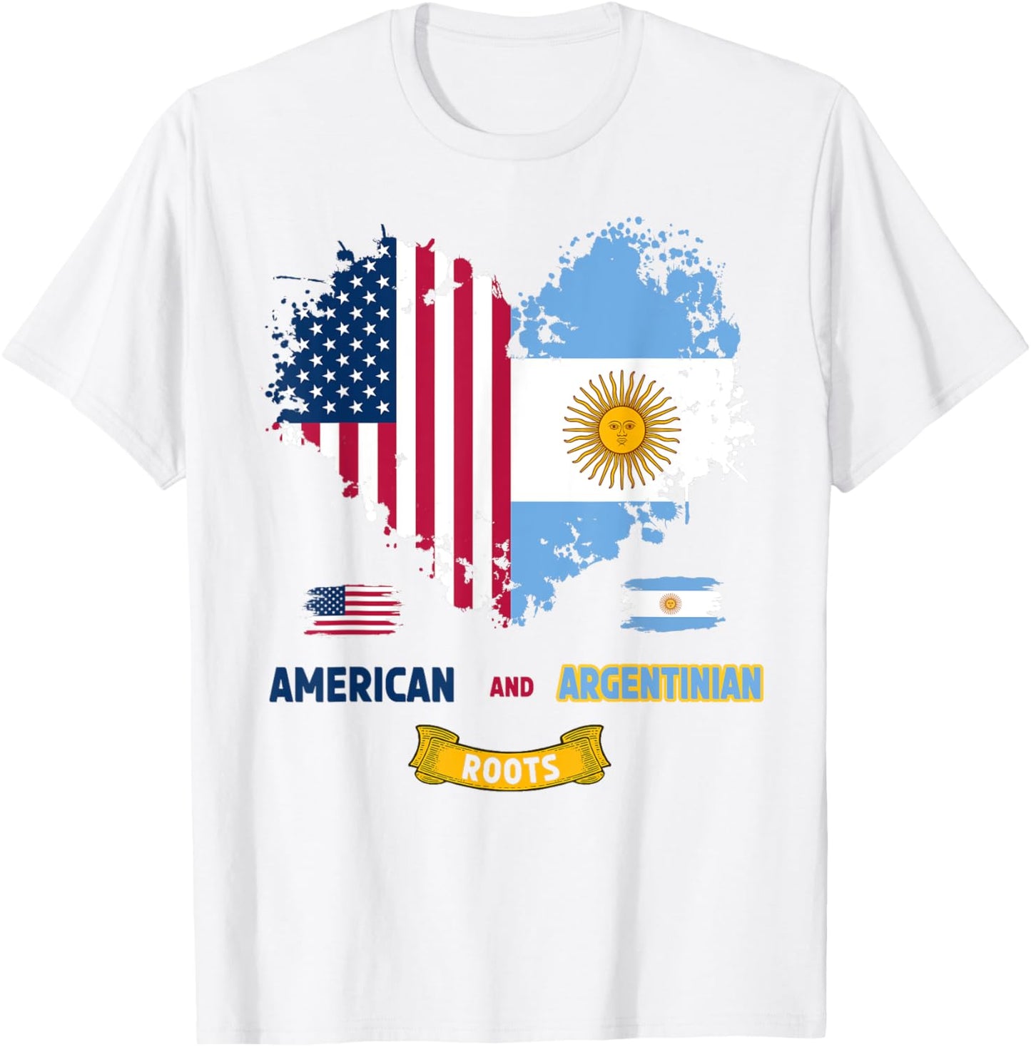 Argentina American Flag Ideas For Kids Hispanic Argentinian T-Shirt