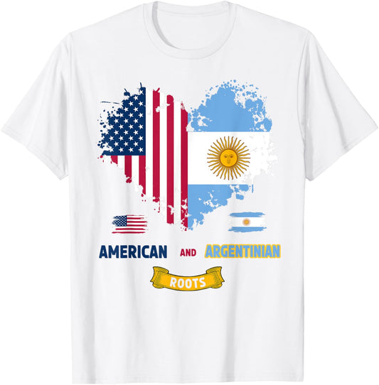 Argentina American Flag Ideas For Kids Hispanic Argentinian T-Shirt