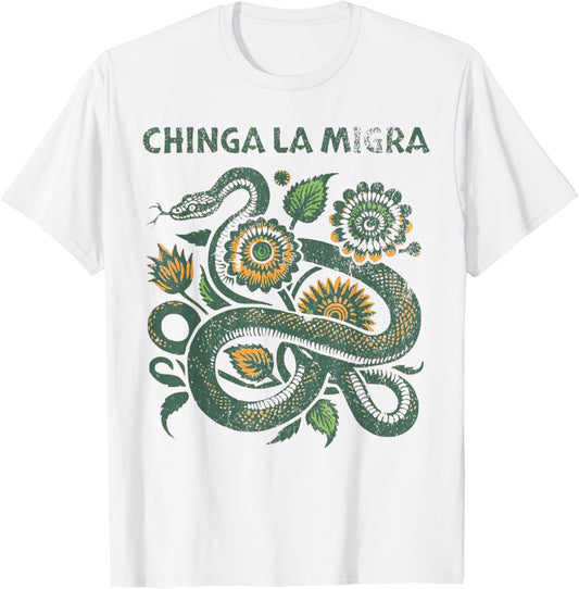 Chinga La Migra Pro Immigration Fascism Human Rights T-Shirt