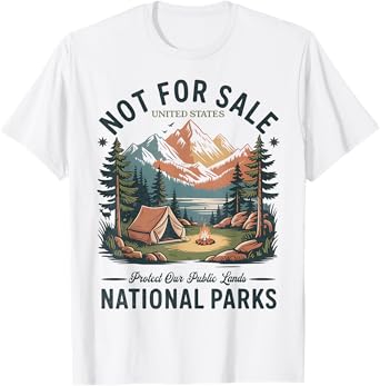 Vintage Not For Sale Protect Our Public Lands & Save Nature T-Shirt