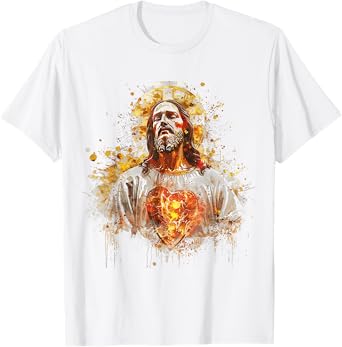 Sacred Heart of Jesus Catholic Devotion Faith T-Shirt