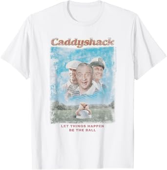 Caddyshack Vintage Golf Be the Ball 80's Movie Poster T-Shirt