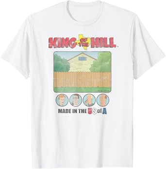 King of the Hill The Alley USA Poster Funny Cartoon T-Shirt