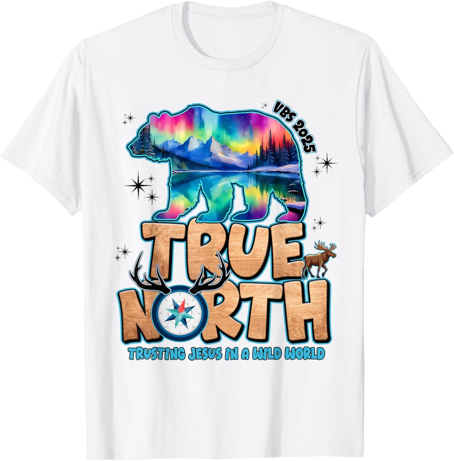 True North VBS 2025 Trusting Jesus Wilderness Christian T-Shirt