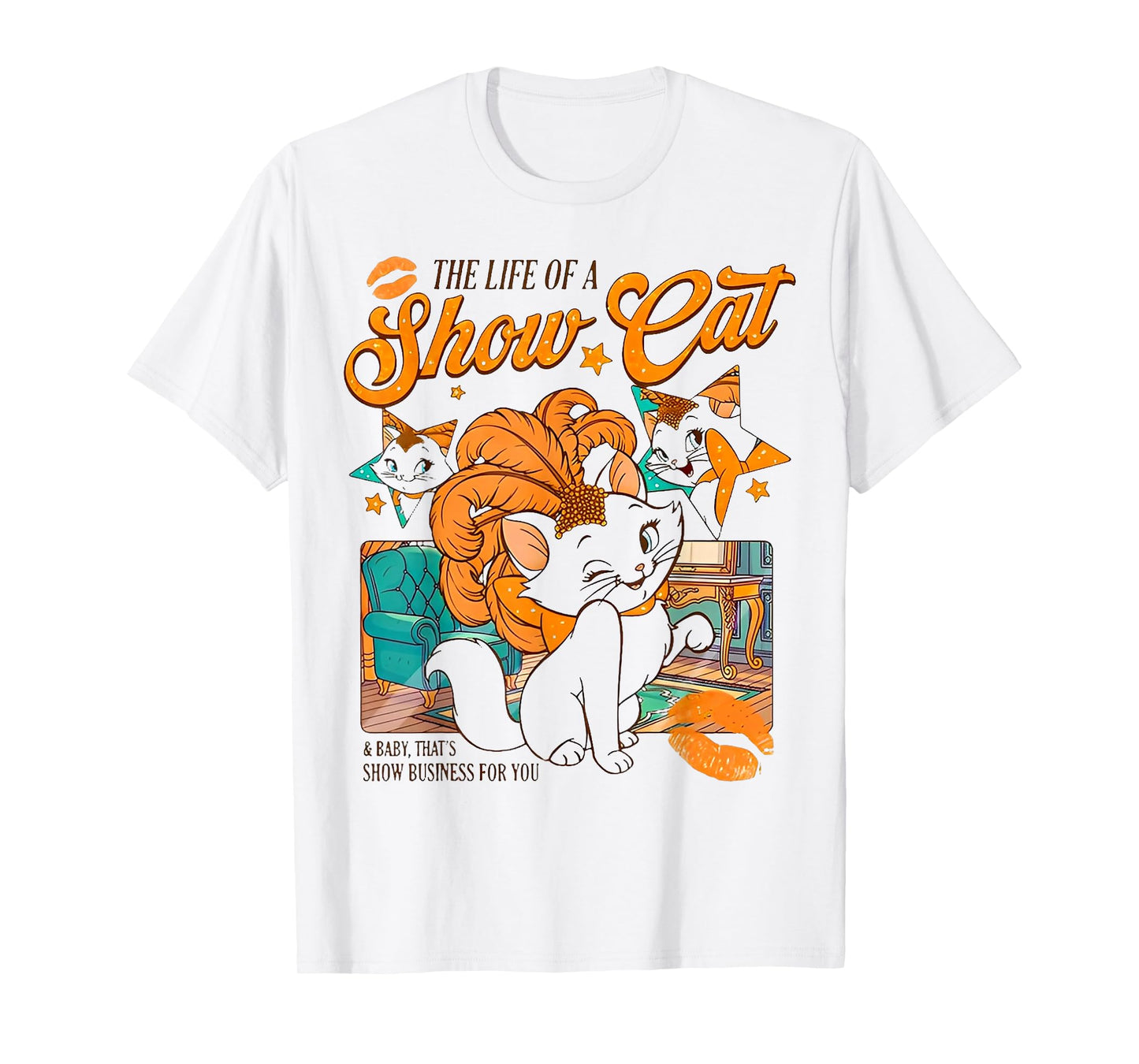 Funny Cat Era Life of Showcat Cat Lover Men Women Kids T-Shirt