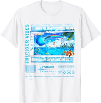 Frutiger Aero Fashion Collection - Frutiger Vibes T-Shirt
