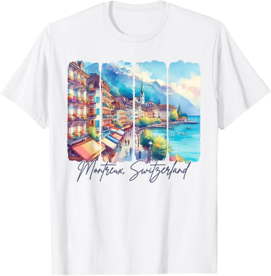 Montreux Switzerland Travel Meet Me In Montreux Vacation T-Shirt