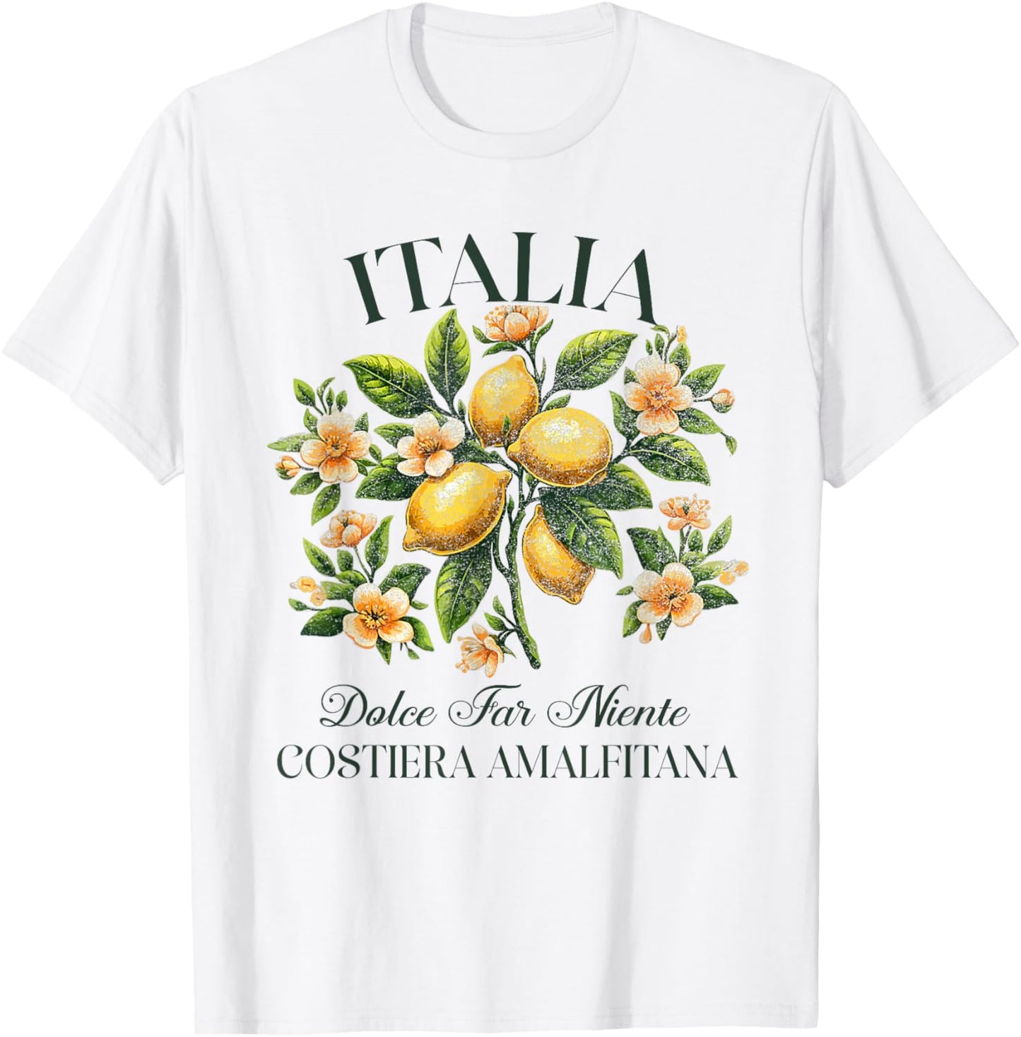 Amalfi Coast Italian Lemons Italian Town Capri Lemons T-Shirt