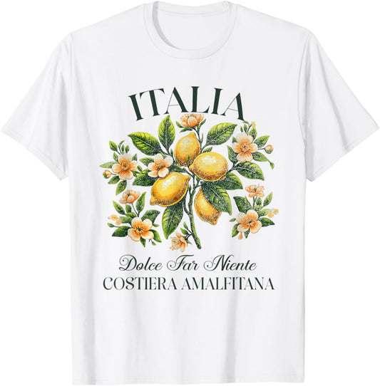 Amalfi Coast Italian Lemons Italian Town Capri Lemons T-Shirt