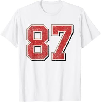 In My Number 87 Era Vintage Retro T-Shirt