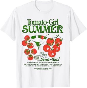 Tomato Girl Summer Tomato fresh fruit trendy aesthetic T-Shirt