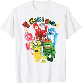 Yo Gabba Gabba! Hello Friends Cast Photo TV Show T-Shirt