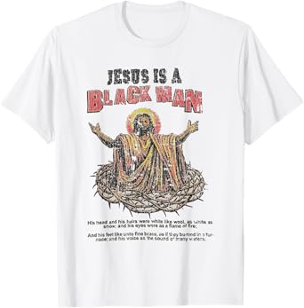 Vintage Jesus Is A Black Man T-Shirt