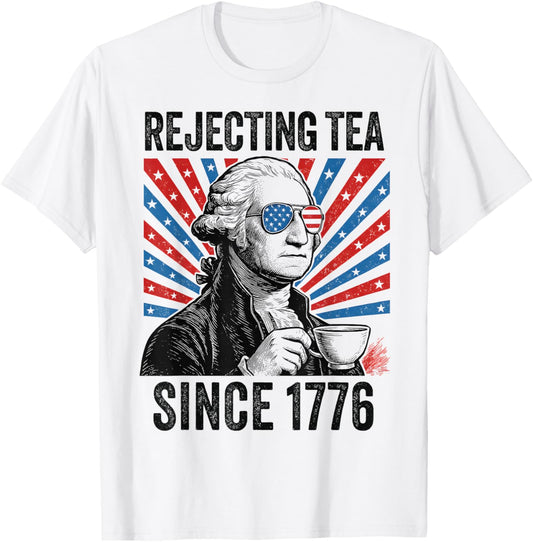 4th Of July Outfit Rejecting Tea Since 1776 Coffee Lover T-shirt