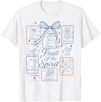 Fruit of the Spirit Christian Religious Bible Verse BD Girl T-Shirt