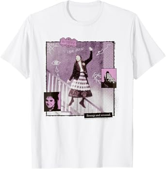 Beetlejuice Lydia Deetz Dance Vintage Collage Movie T-Shirt