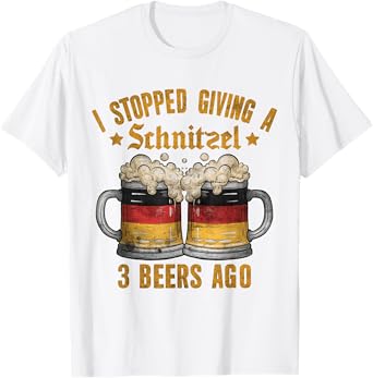 I Stopped Giving A Schnitzel 3 Beers Ago Oktoberfest T-Shirt
