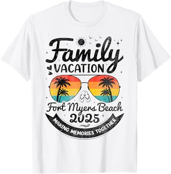 Fort Myers Beach Family Vacation Fort Myers Beach 2025 T-Shirt