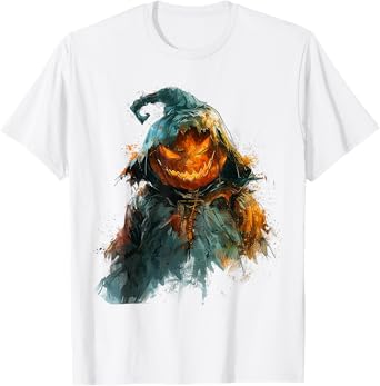 Pumpkin Costume Halloween Graphic Art Pumpkin T-Shirt