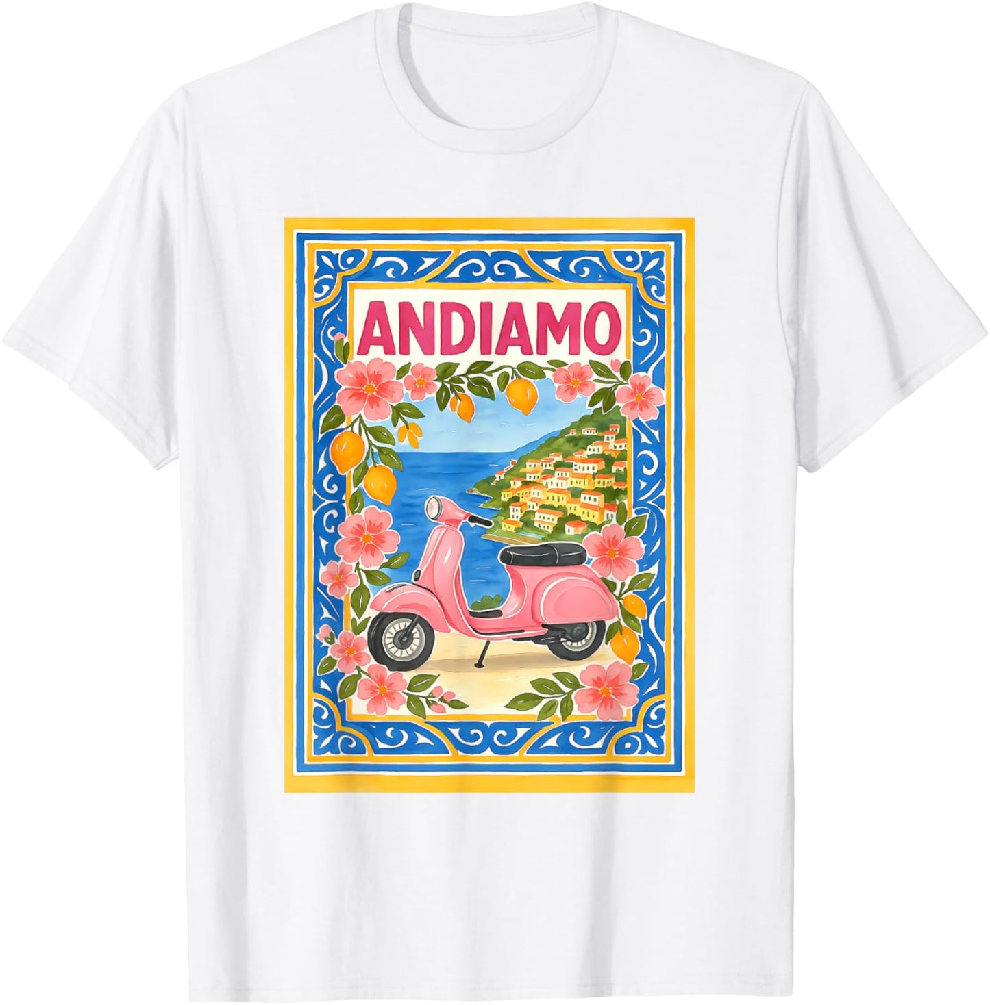 Italy Traveling Italian Saying Meet Me In Italy Trip Andiamo T-Shirt