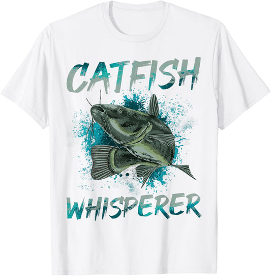 Catfish Whisperer Angling Fisherman Angler Catfishing T-Shirt