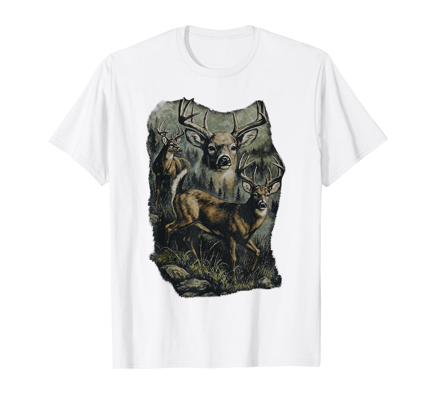 Men Kids Boys Deer Hunting Forest Wildlife Hunters Toddler T-Shirt