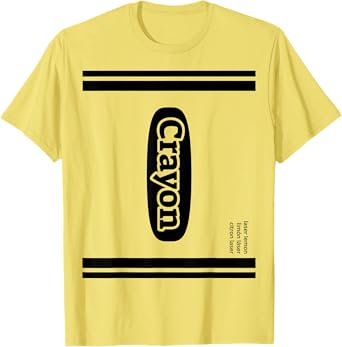 J. Walker Unisex-Child Crayon Laser Lemon Group Costume T-Shirt, Yellow, Small, Short Sleeve, Crew Neck, Classic Fit, Cotton Blend, Polyester