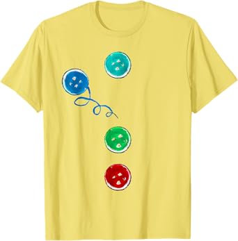 Four Groovy Buttons Blue Cat Funny Halloween Costume Kid T-Shirt