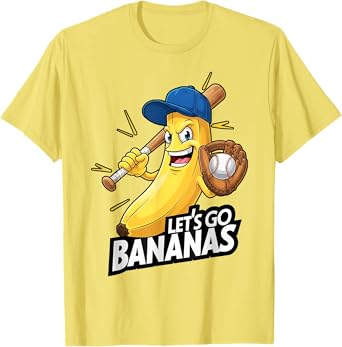 Funny Boys Banana T-Shirts Gifts Merch Shirt Lets Go Bananas T-Shirt