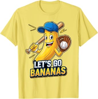 Funny Boys Banana T-Shirts Gifts Merch Shirt Lets Go Bananas T-Shirt