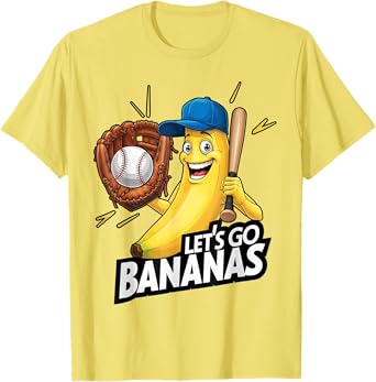Funny Boys Banana T-Shirts Gifts Merch Shirt Lets Go Bananas T-Shirt