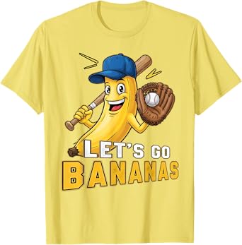 Funny Boys Banana T-Shirts Gifts Merch Shirt Lets Go Bananas T-Shirt