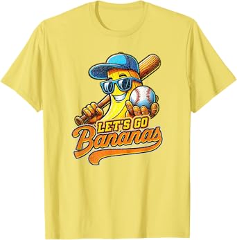 Let's Go Bananas Funny Banana T-Shirt T-Shirt