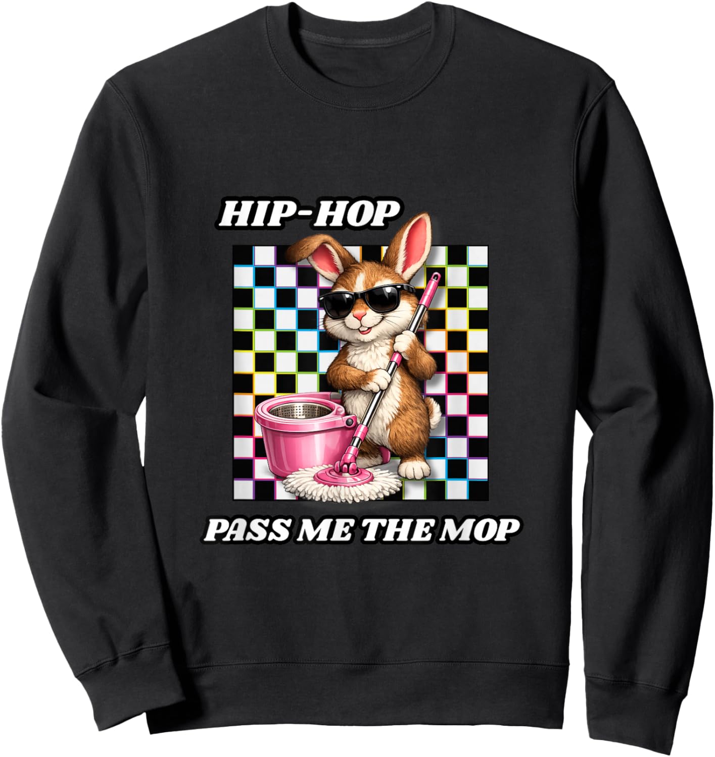Easter Cleaning T-Shirt Sweatshirt - Sweatshirt | Black