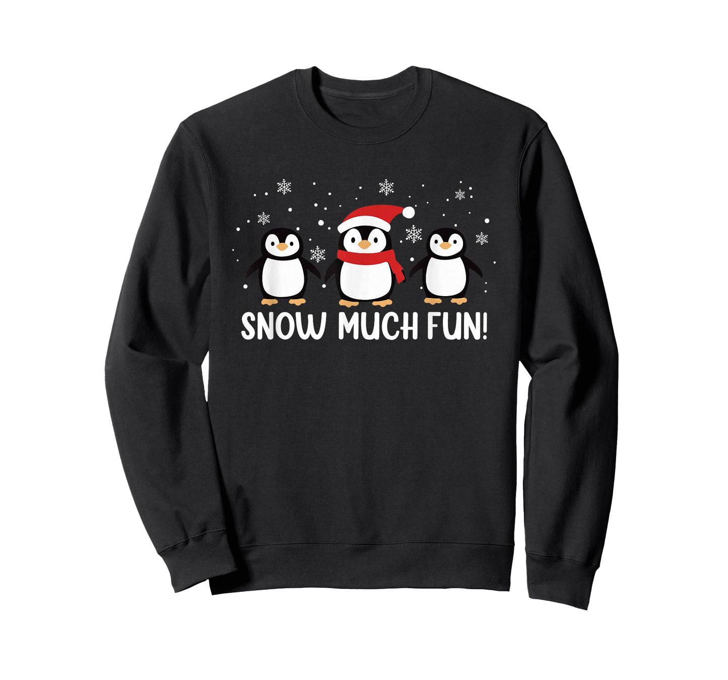 Funny Snow Much Fun Christmas Penguins T-Shirt