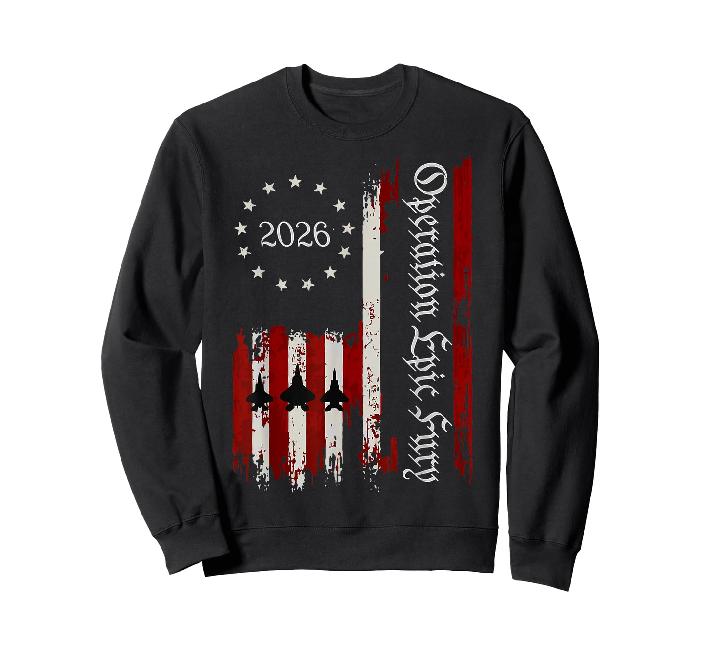 Operation Epic Fury USA T-Shirt - Sweatshirt | Black