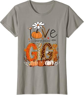 Love being called gigi shirts Grandma gigi Halloween T-Shirt