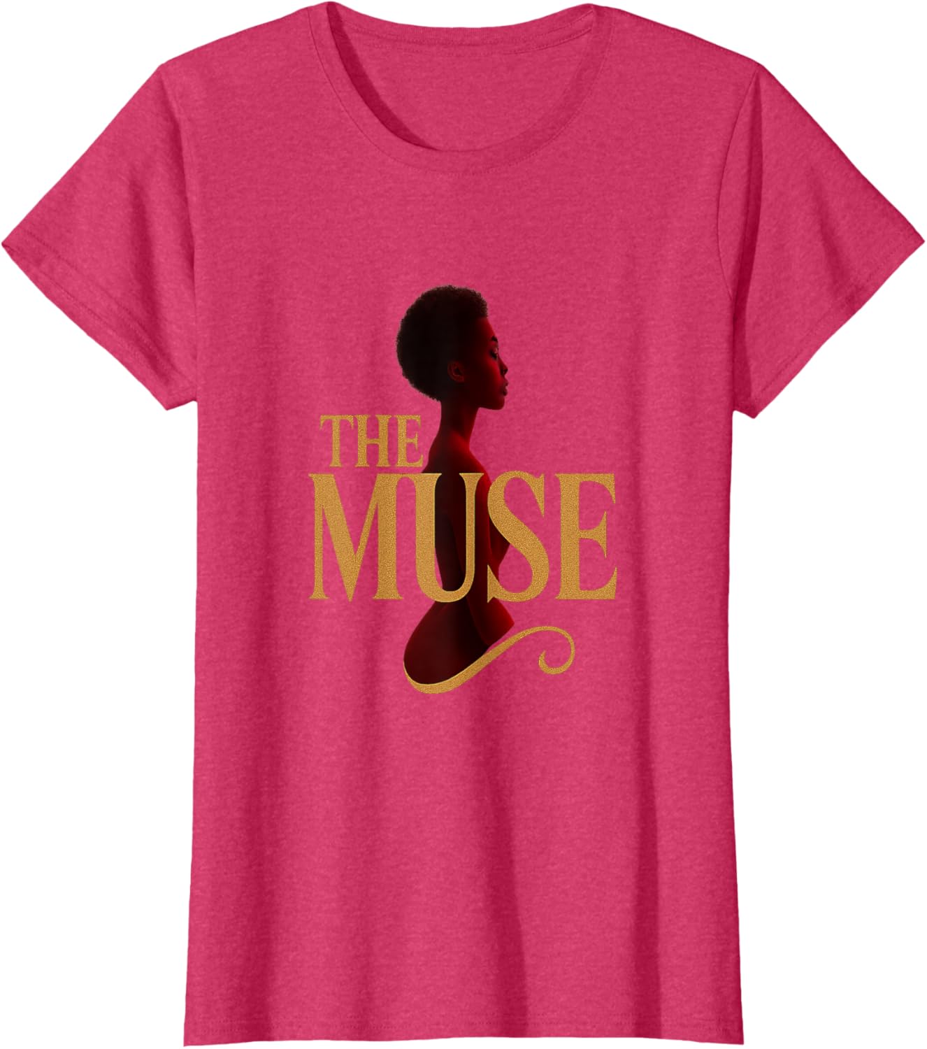 The Muse Women's Graphic Tee - Bold and Artistic Design