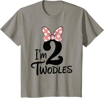 I’m Twodles 2nd Birthday Girl Design T-Shirt