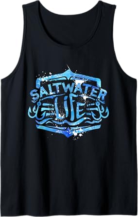 Saltwater Life Fishing Tank Top