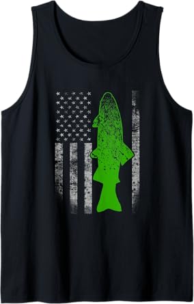 Rainbow Trout Flag - Cool Rainbow Trout Fishing Tank Top