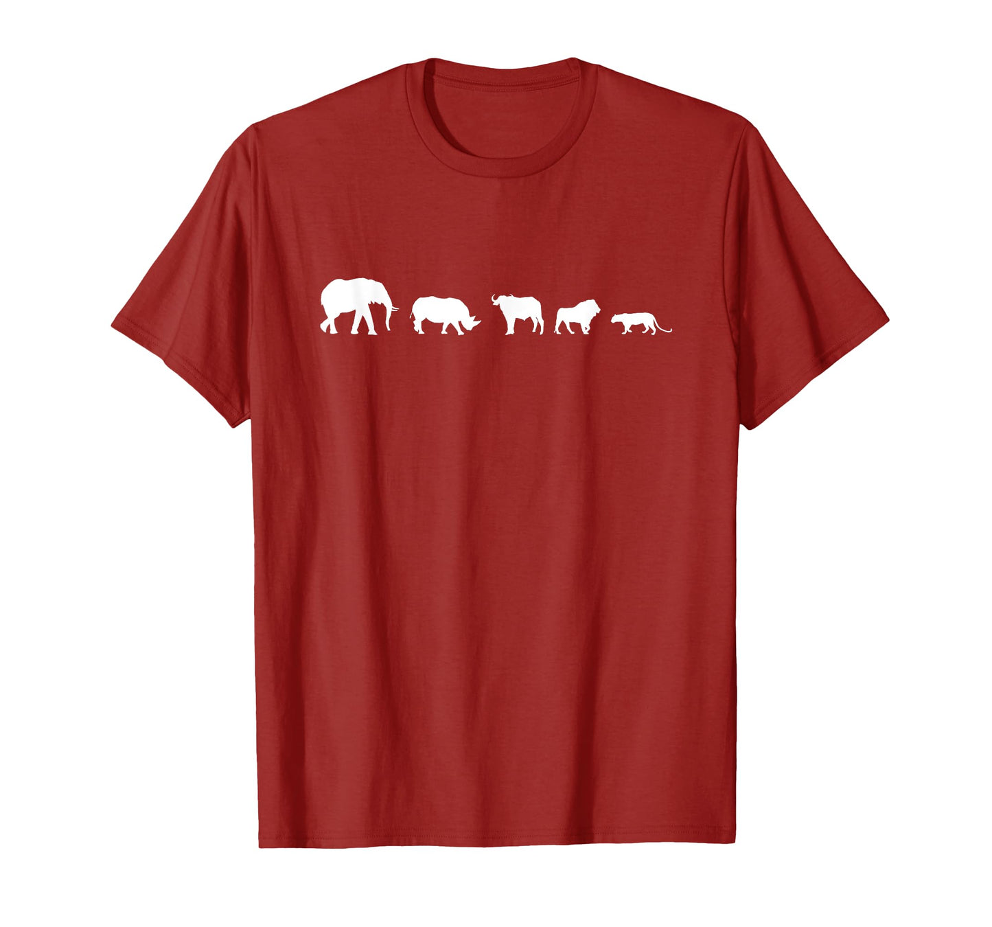 Africa Safari Big Five African Wildlife T-Shirt