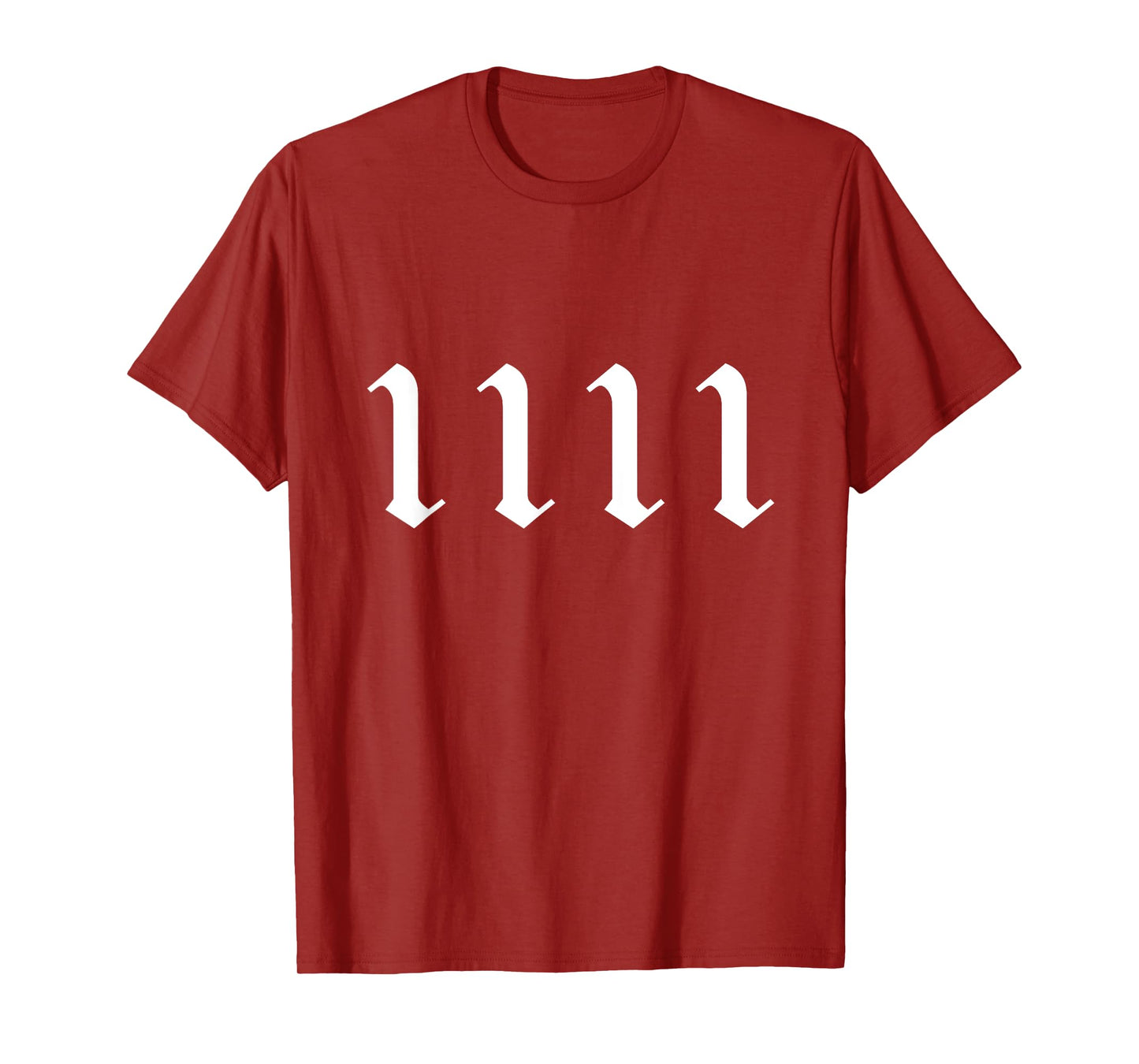 1111 Numerology Spiritual Personal Number 1111 Angel Number T-Shirt