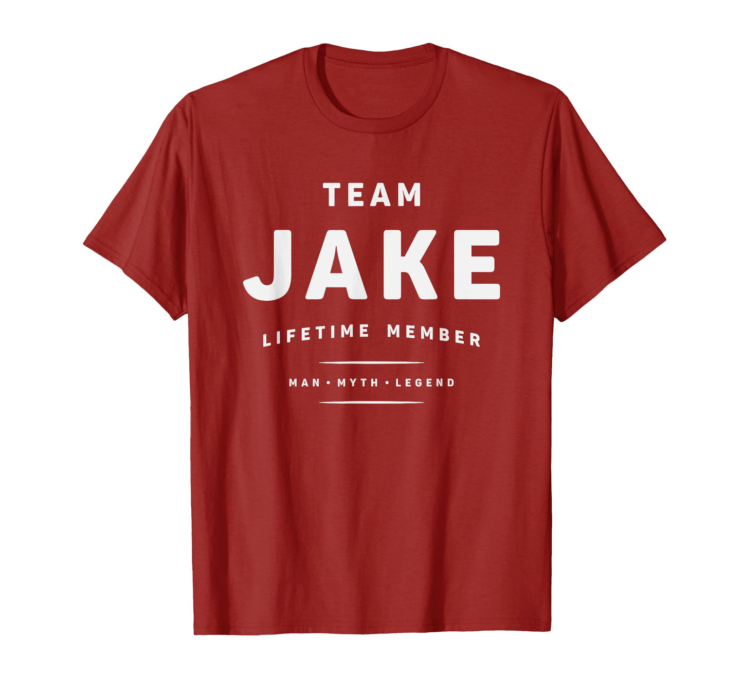 Team Jake Lifetime Member Funny Name Jake T-Shirt